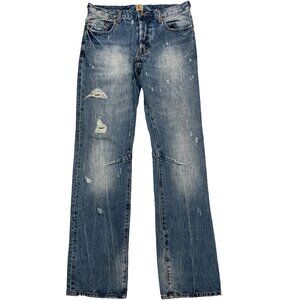 PRPS Goods & Co. Pre-distressed Belvedere Straight Leg Jeans men's size 33x35